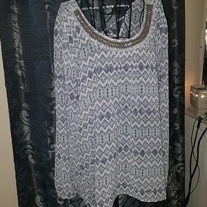 STUDIO Y SHEER BLOUSE